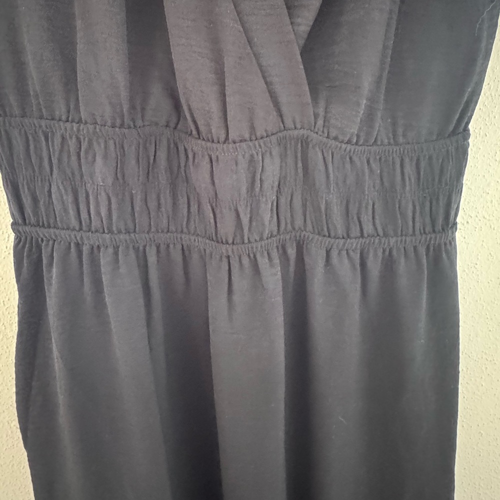 NWT Monteau Size S Tiered Black Maxi Dress - Picture 7 of 11